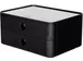 smart-box Han Allison avec 2 tiroirs jet noir, empilable