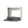 hangkast,v. laptops,HxBxD 410x500x150mm,klapdeur,slot,romp RAL7035