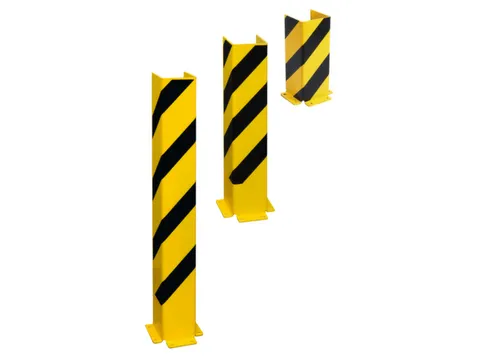 Aanrijdbeveiliging H 1200Mm U-Profiel Dikte 6Mm Plaatstaal Geel/zwart