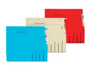 Hangmap Secolor lateraal voor legbord rood - 2