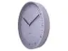 Wandklok NeXtime Berlin L 40cm lavendel aluminium
