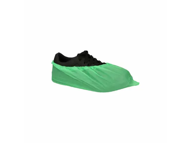 Cpe Schoenovertrek Groen 360X150Mm 40Micron Geruwd 2000 Stuks