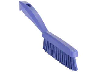 Vikan Hygiene smalle handborstel extra harde vezels 300mm paars - 1