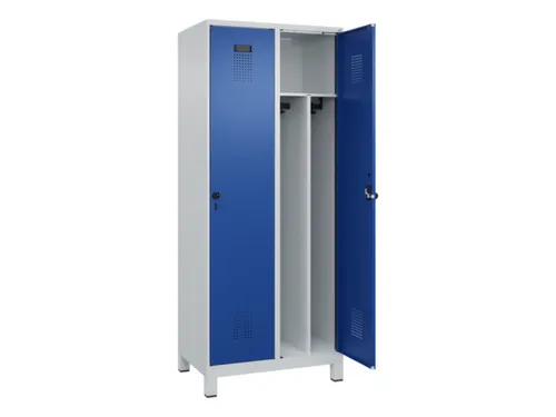 locker voor scheiding van kleding,HxBxD 1950x800x500mm,2vak
