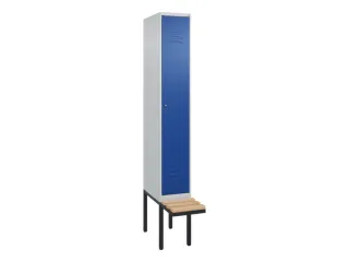 locker met bank,HxBxD 2120x300x815mm,1vak,vak B 300mm,cil.-slot - 1