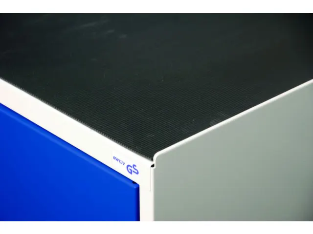 geribbelde kastonderlegger van rubber,BxD 1000x500mm,zwart