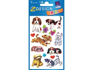papieretiket Z-design Kids pakje a 3 vel honden - 1