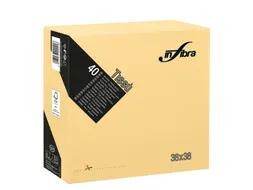 Infibra I-0465 P-to-P Servet 38x38cm 1/4 vouw 2-Laags Creme 1440 Stuks