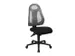 chaise de bureau pivotante,Mécan. synchrone,assise tissu noir