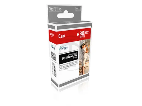 As16001 Astar Canon Pgi570Xl Mg Inkt Zwart Hc Rebuilt 500Pagina's 22Ml