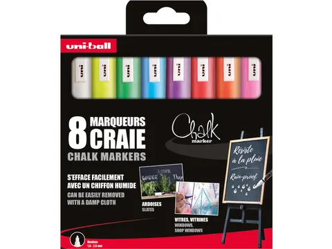 Krijtmarker Rond 1,8 - 2,5 Mm 8X Assorti