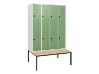 Dubbeldekse dekenkist,HxBxD 1950x1200x815mm,4x2vak.,vak B 300mm - 1