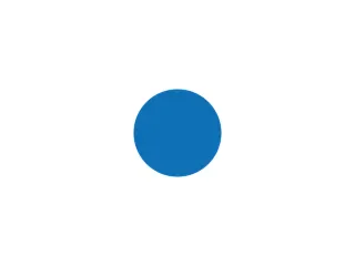 plaksymbool,cirkel,Ø 50mm,PVC,blauw - 2