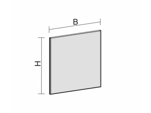 geluidabsorberende scheidingswand,HxBxD 1200x1400x41mm,wand stof,blauw