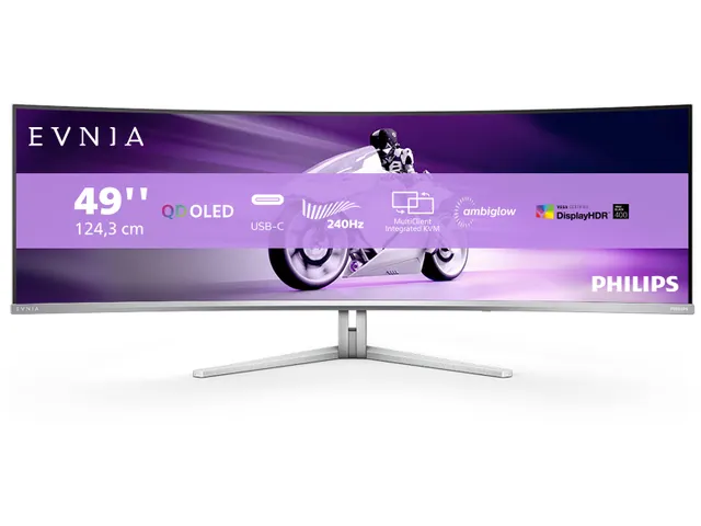 Philips Evnia QD OLED 48.9 Curved UltraWide gaming monitor
