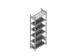 rayonnage pour classeurs,rayonnage départ,HxlxP 2000x810x335mm