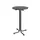 statafel,HxØ 1090x700mm,rond,4voeten wit,blad MDF wit
