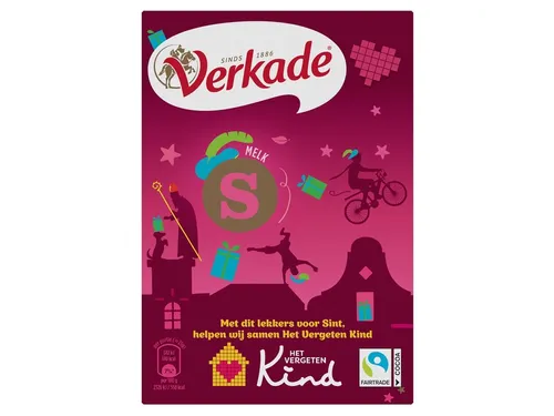 Chocoladeletter Verkade melk S 65 gram