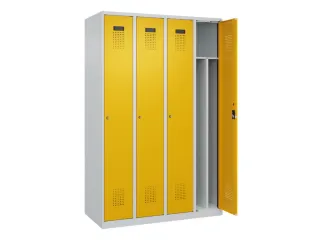 locker voor scheiding van kleding,HxBxD 1850x1200x500mm,4vak - 1