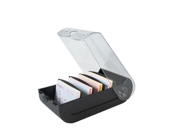 Steekkaartenbak BUNN YBOX A7 zwart/krist.