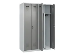 PBM-locker,HxBxD 1850x1200x500mm,4vak,vak B 300mm,draaigrendel