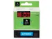 Labeltape Dymo LabelManager D1 polyester 24mm zwart op rood