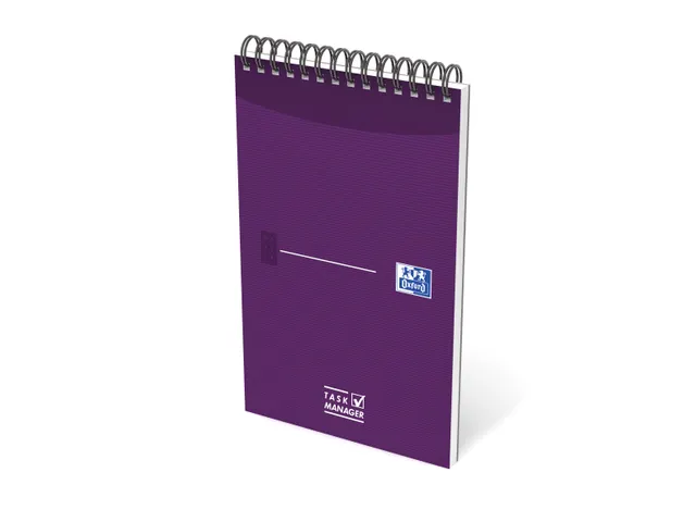 task manager 125x200mm Essen tials 140 pages 2 colors assorted