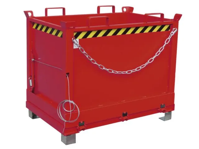 klapbodemcontainer,HxLxB 845x840x1245mm,0,5m³,hijsogen,vorksloffen