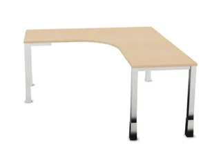 In hoogte verstelbaar bureau in vrije vorm,NE-esdoorn - 2
