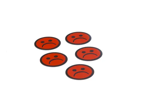 Impressiemagneetfolie Face Rood Ø50mm x 0,85mm