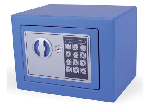 Kluis Pavo mini elektronisch 230x170x170mm blauw