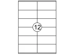 Etiket Quantore 105x48mm 1200st Xl Voordeelbundel