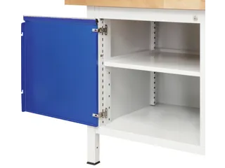 werkbank,HxBxD 840-1040x2000x900mm,beukblad,draagverm. 1250kg,4voeten - 5