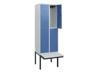 Dubbeldekse dekenkist,HxBxD 1950x600x815mm,2x2vak.,vak B 300mm - 2