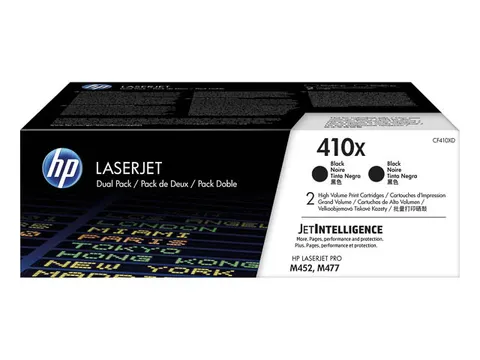 CF410XD HP 410X CLJ PRO cartridge (2) zwart