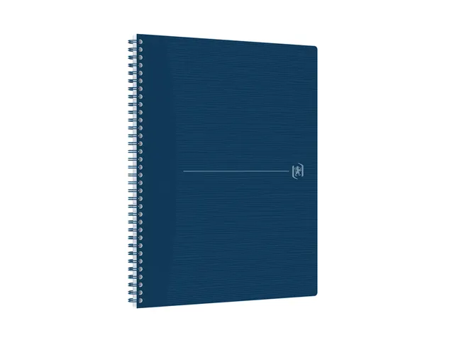 Cahier spirale Oxford Origin A4+ ligné 70 feuilles bleu