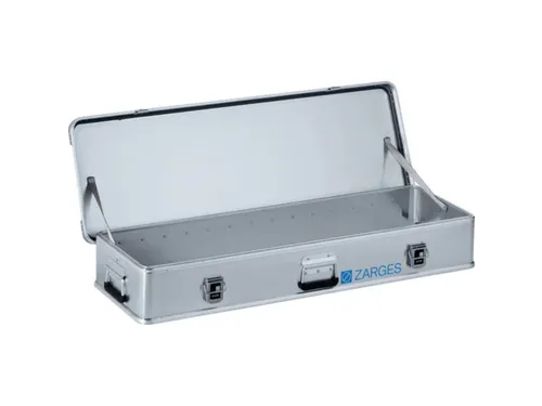 Transportkist Aluminium 60l 180x 400x 400mm Snapsluitingen Draaggrepen