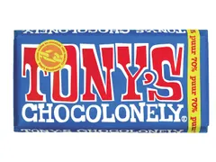 Chocolade Tony's Chocolonely reep 180gr puur