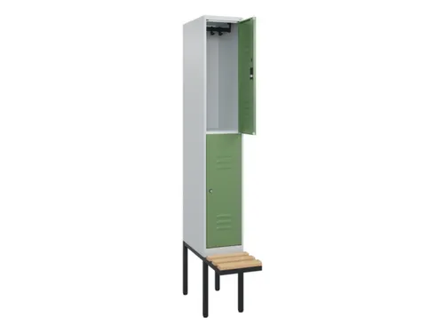 Dubbeldekse dekenkist,HxBxD 2120x300x815mm,1x2vak.,vak B 300mm