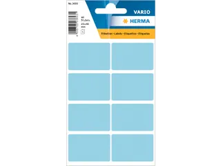 HERMA 3693 Universele etiketten 26x40mm Blauw 40 stuks - 1