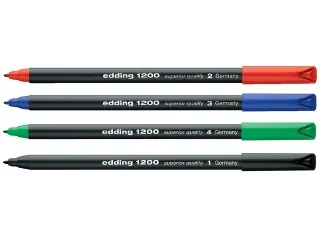 Fineliner edding 1200 rood 0.5-1.0mm - 2