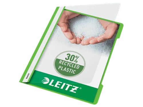 Snelhechter Leitz 4191 standaard A4 lichtgroen 30% gerecycled plastic