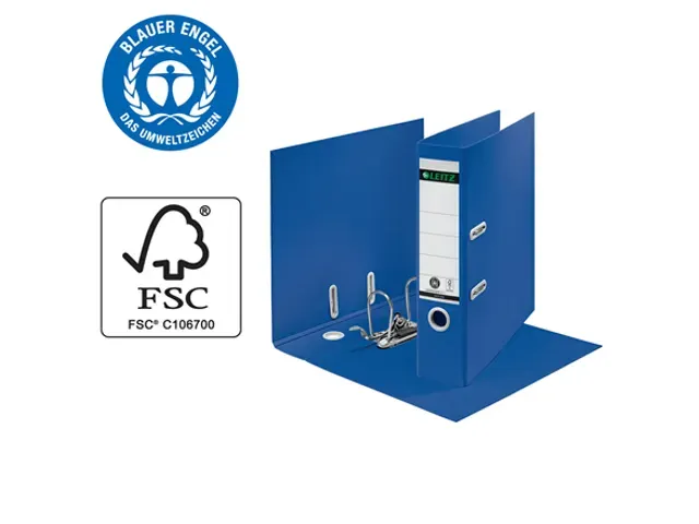 OUTLET Leitz 1018 Recycle Ordner A4 80mm Blauw