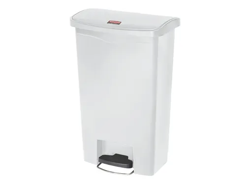 Pedaalemmer Rubbermaid Slim Jim Step On 50 Liter wit