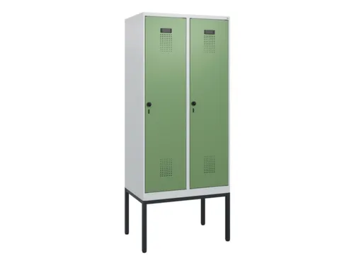schoollocker,HxBxD 1950x800x500mm,2vak,vak B 400mm,draaigrendel