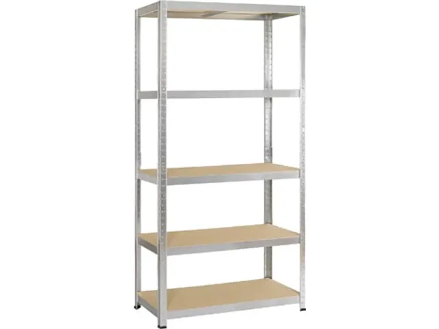 Rek Strong 175 Gegalvaniseerd 176x90x40cm 5 Legborden