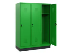 schoollocker,HxBxD 1630x1200x500mm,3vak,vak B 400mm,draaigrendel