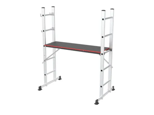 laddersteiger,2x5,sporten,balk L 0,87m,geëloxeerd