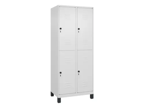 dubbeldekse locker,HxBxD 1950x800x500mm,2x2vak.,vak B 400mm