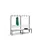 omkleedbank,HxLxD 1650x2000x400mm,PVC-lijst lichtgrijs,romp RAL7021